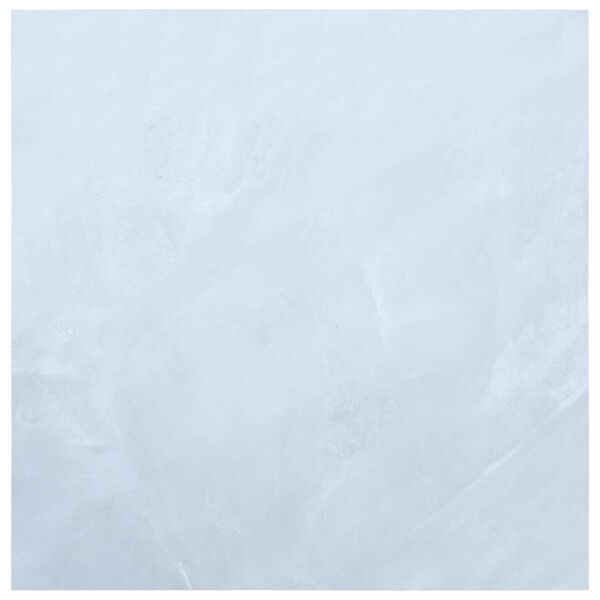 vidaXL Planches de sol 55 pcs Blanc 5,11 m&sup2; PVC