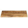 vidaXL Dessus de table 70x60x2,5 cm bord vif bois massif manguier brut