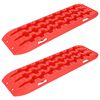 vidaXL Planche de traction 2 pc Rouge 106 x 30,5 x 7 cm Nylon renforc&eacute;