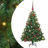 vidaXL Sapin de Noël artificiel avec 150 LED Vert 120 cm PE et PVC