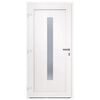 vidaXL Porte d'entr&eacute;e Blanc 98x208 cm PVC