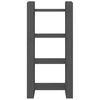 vidaXL Bibliothèque/Séparateur de pièce Gris 60x35x125 cm Bois massif