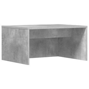 vidaXL Bureau mural Gris b&eacute;ton Bois d'ing&eacute;nierie 60 x 45 x 30 cm