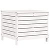 vidaXL Salon de jardin 5 pcs blanc bois massif de pin