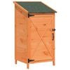 vidaXL Abri de jardin Marron 59,5 x 56 x 113,5 cm Bois de Sapin Massif