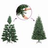vidaXL Sapin de No&euml;l artificiel avec 150 LED Vert 150 cm PVC et Acier