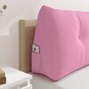 vidaXL Coussin de Dos Rose 160 x 24 x 50 cm tissu