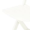 vidaXL Chaises de jardin pliables lot de 2 Plastique Blanc
