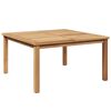 vidaXL Table basse Marron 85 x 85 x 45 cm Bois de teck massif
