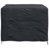 vidaXL Housse pour meubles Uni Noir 125 x 125 x 74 cm tissu