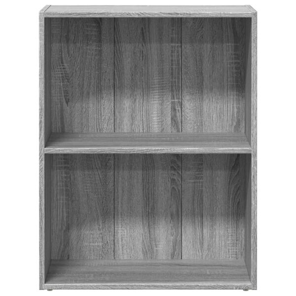 vidaXL Biblioth&egrave;que sonoma gris 60x30x77 cm bois d'ing&eacute;nierie