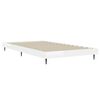 vidaXL Cadre de lit sans matelas blanc brillant 90x190 cm