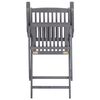 vidaXL Chaises pliables d'extérieur lot de 2 Bois d'acacia solide
