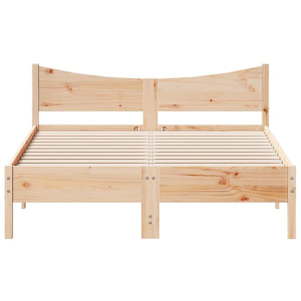 vidaXL Cadre de lit sans matelas 120x190 cm bois de pin massif