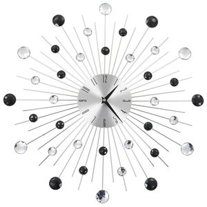vidaXL Horloge murale avec mouvement &agrave; quartz Design moderne 50 cm
