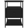 vidaXL Tables de chevet 2 pcs noir 40x42x56 cm bois d’ingénierie