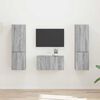 vidaXL Ensemble meuble TV 5 pcs Gris Sonoma Bois d'ing&eacute;nierie