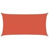 vidaXL Voile d'ombrage 160 g/m&sup2; Terre cuite 4x7 m PEHD
