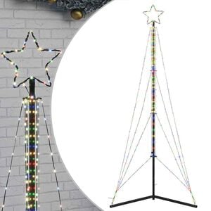 vidaXL Sapin de No&euml;l &agrave; LED 483 LED color&eacute;es 240 cm