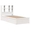 vidaXL Cadre de lit sans matelas blanc 90x200 cm bois de pin massif