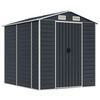 vidaXL Abri de jardin anthracite 191x215x198 cm acier galvanis&eacute;