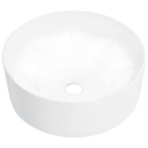 vidaXL Lavabo 36x14 cm C&eacute;ramique Blanc