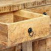 vidaXL Buffet 120x35x76 cm Bois de manguier massif