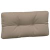 vidaXL Coussins de palette lot de 5 taupe tissu