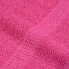 vidaXL Serviettes FROGN 2 pcs rose 100x200 cm 360 g/m&sup2;