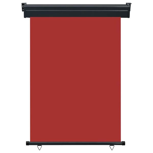 vidaXL Auvent latéral de balcon 125x250 cm Rouge