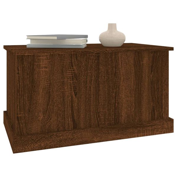vidaXL Boîte de rangement chêne marron 70x40x38 cm bois d'ingénierie