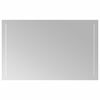 vidaXL Miroir de salle de bain LED Transparent 80 x 50 cm verre tremp&eacute;