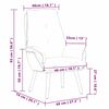 vidaXL fauteuil Gris fonc&eacute; 69 x 74 x 93 cm Tissu et Contreplaqu&eacute;