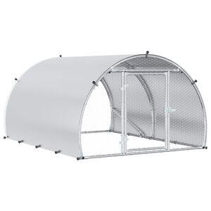 vidaXL Poulailler Argent&eacute; 200 x 150 x 100 cm Acier galvanis&eacute;