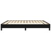 vidaXL Cadre de lit sans matelas noir 180x200 cm tissu