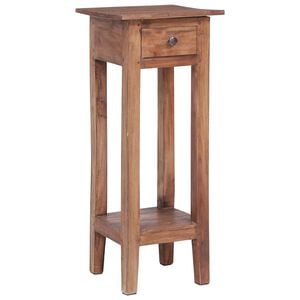 vidaXL Support pour plantes 30x30x75 cm bois d'acajou massif