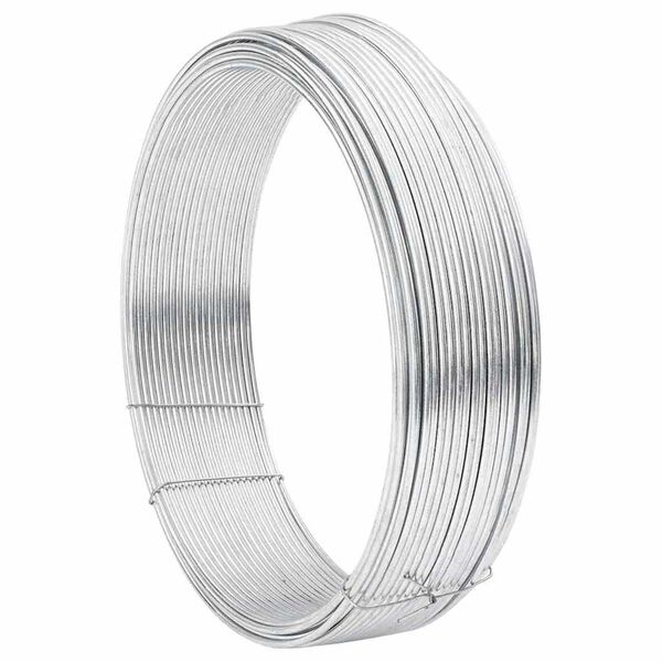 vidaXL Fil de clôture Argenté 25 m Fil galvanisé à chaud