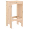 vidaXL Tabourets de bar lot de 2 40x36x75 cm bois massif de pin