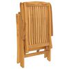 vidaXL Salon de jardin 3 pcs bois de teck solide