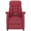 vidaXL Fauteuil de massage Rouge bordeaux Similicuir