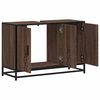 vidaXL Armoire de lavabo de salle de bain ch&ecirc;ne marron 90x33x60 cm