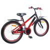 vidaXL V&eacute;lo pour Enfants 18 Pouces pour les 5-7 ans Bleu Noir