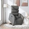 vidaXL Fauteuil inclinable &eacute;lectrique gris fonc&eacute; tissu
