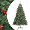 vidaXL Sapin de No&euml;l artificiel avec pommes de pin et baies 240 cm
