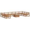 vidaXL Ensemble de canap&eacute;s d'ext&eacute;rieur 11 pcs Naturel