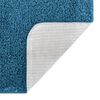 vidaXL Tapis de bain antid&eacute;rapant Bleu 60 x 90 cm PP