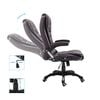 vidaXL Chaise de bureau Marron Similicuir