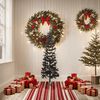 vidaXL Sapin de No&euml;l &eacute;troit Noir 150 cm