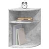 vidaXL Table d'appoint Gris b&eacute;ton 39,7 x 39,7 x 60 cm