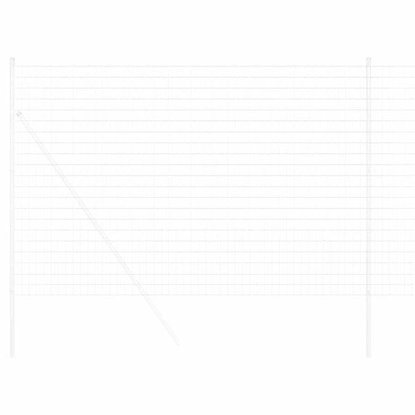 vidaXL Clôture Euro Argent 1.5 x 10 m